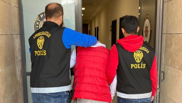 Afyonkarahisar’da mazgal hırsızı polisin takibi sonrası yakalandı