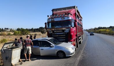 Antalya’da çarptığı otomobili 500 metre sürükledi