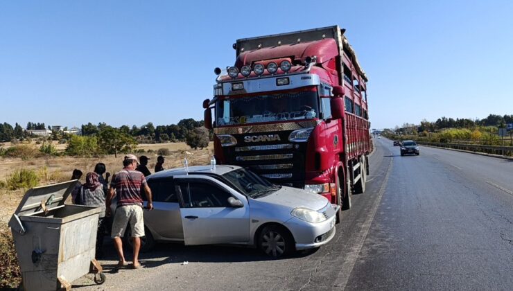 Antalya’da çarptığı otomobili 500 metre sürükledi