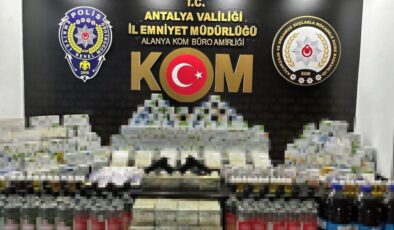 Antalya’da gümrük kaçakçılarına operasyon