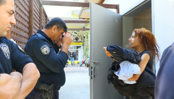 Antalya’da tuvalette çığlık attı, polis gelince ‘sizi seviyorum’ dedi