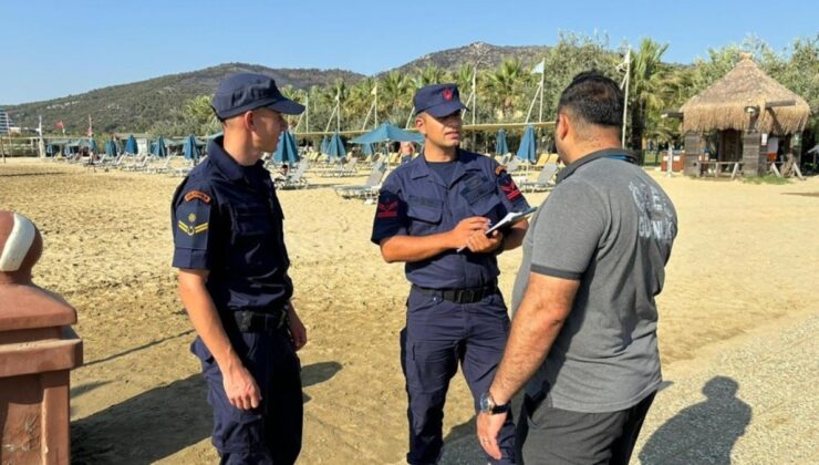 Aydın Kuşadası’nda yaz boyunca plajlar denetlendi