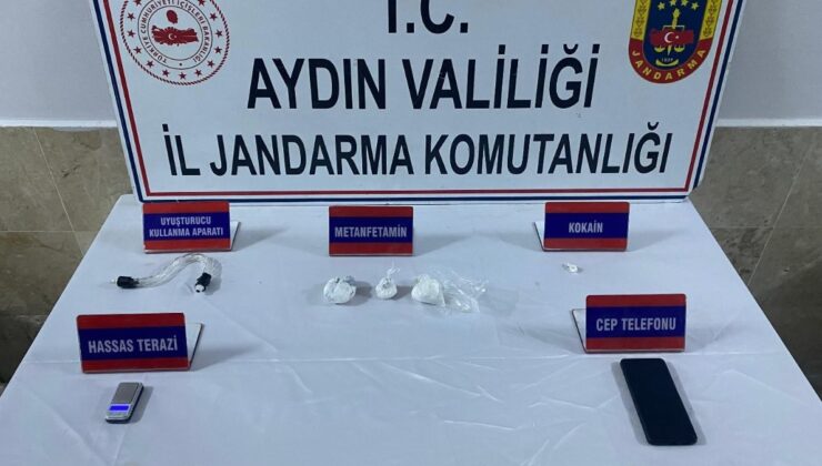 Aydın’da bindiği takside uyuşturucuyla yakalandı