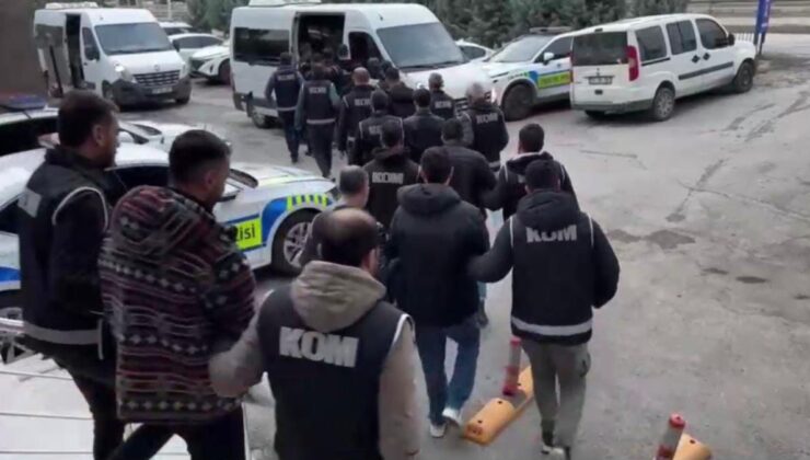 Balıkesir’de suç örgütüne yönelik operasyon