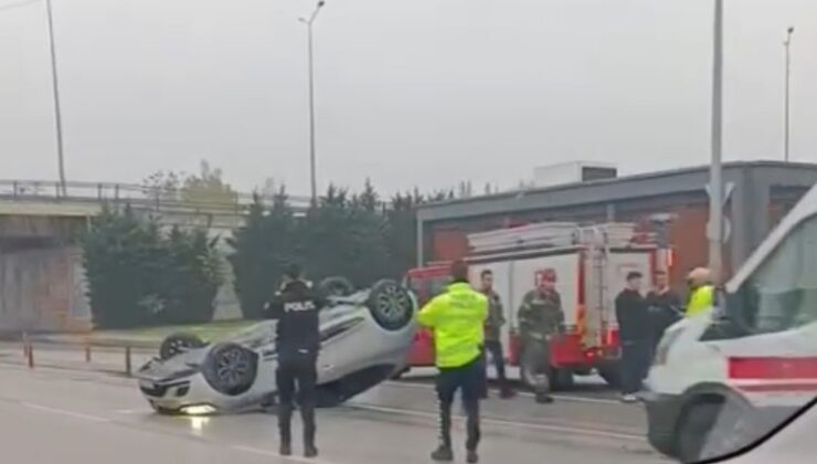 Bursa’da makas atarken kaza yaptı: Taksiye binip olay yerinden kaçtı