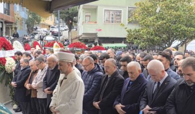 Dışişleri Bakan Yardımcısı Nuh Yılmaz’ın babası son yolculuğuna uğurlandı