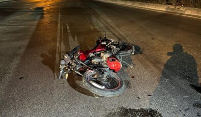 Eskişehir’de  taksi ile motosiklet çarpıştı: 1 yaralı