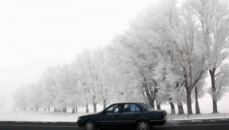 Gece en düşük hava sıcaklığı Erzurum’da eksi 11,1 derece olarak kaydedildi