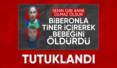 İstanbul’da bebeğine tiner içiren anne tutuklandı