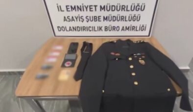 Kayseri’de “bakanlık personeliyim” diyen sahte albay tutuklandı