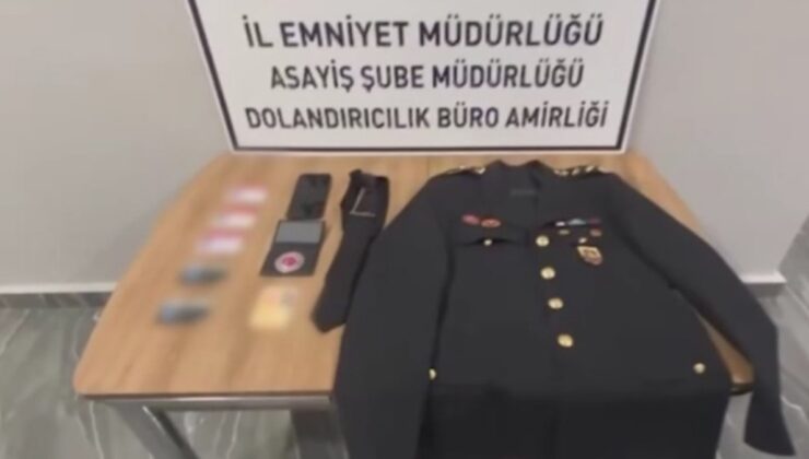 Kayseri’de “bakanlık personeliyim” diyen sahte albay tutuklandı