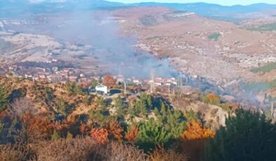 Kütahya’da korkutan yangın