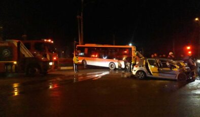 Malatya’da otobüs ile çarpışan otomobilin sürücüsünden acı haber