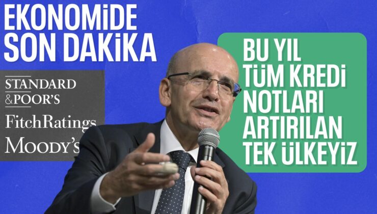 Mehmet Şimşek: 3 kurumca kredi notu 2 kademe artırılan tek ülkeyiz