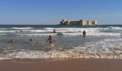 Mersin’de yaz havası devam ediyor