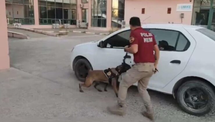 Osmaniye’de durdurulan otomobilden uyuşturucu çıktı