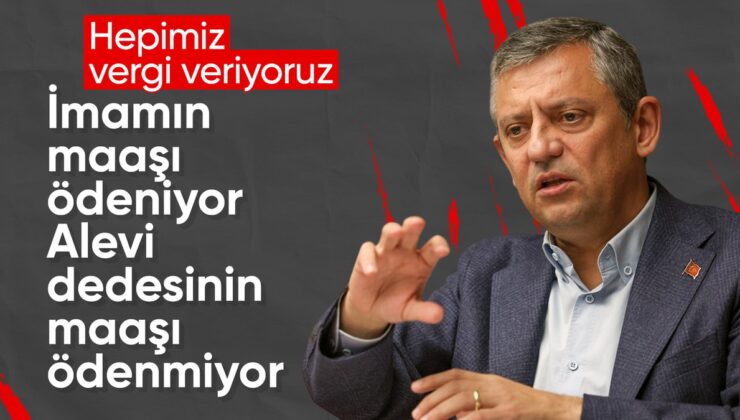 Özgür Özel: İmamın maaşı ödeniyor dedeninki ödenmiyor