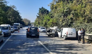 Sakarya’da trafik kazası: 1 ölü, 1 yaralı