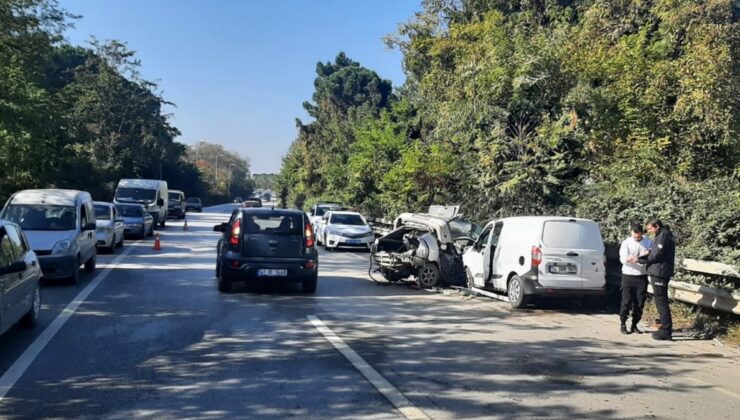 Sakarya’da trafik kazası: 1 ölü, 1 yaralı