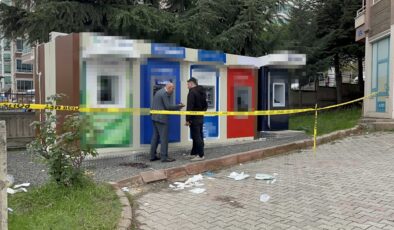 Samsun’da ATM’de boynundan vuruldu