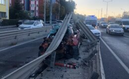 Tekirdağ’da trafik kazası: Burnu bile kanamadı