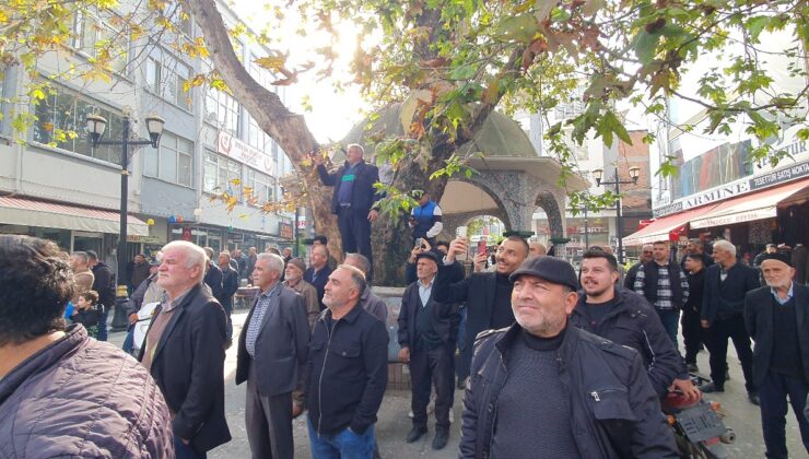 Tokat’ta mahallelinin akbaba görüntüleme yarışı