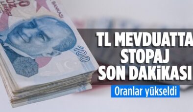 Türk Lirası mevduata uygulanan stopaj oranları değişti