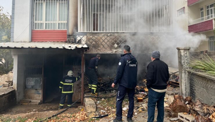 Adıyaman’da yanan klima motoru paniğe neden oldu