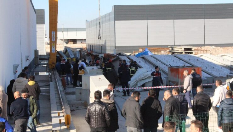 Aksaray’da üzerine beton blok düşen işçi feci şekilde öldü