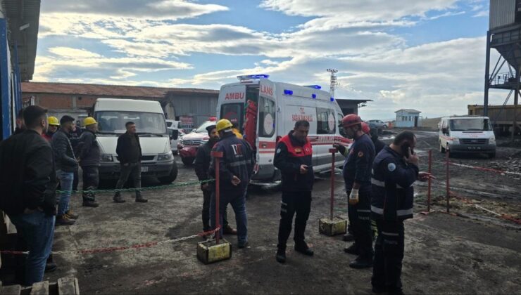 Amasya’daki maden ocağında göçük meydana geldi