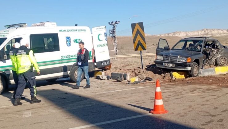 Ankara’da feci trafik kazası: 1 ölü