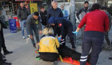 Antalya’da babasının kaza yaptığını öğrendiği an oğlu da yayaya çarptı