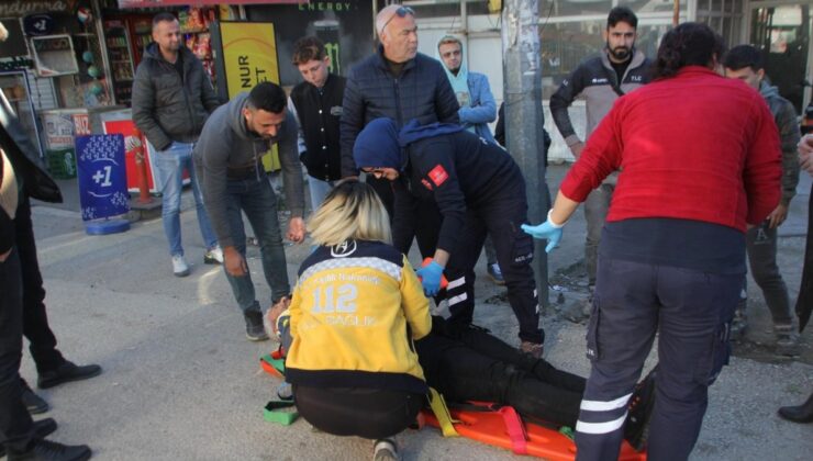 Antalya’da babasının kaza yaptığını öğrendiği an oğlu da yayaya çarptı