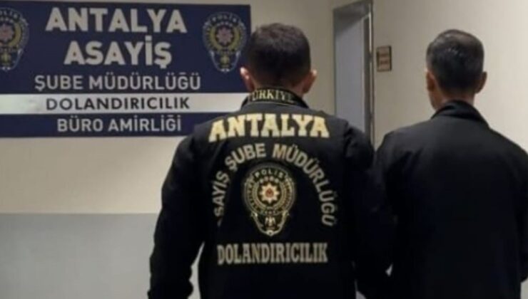 Antalya’da kendisini ‘polis’, ‘savcı’ diye tanıttı, 4 milyon TL’lik vurgun yaptı