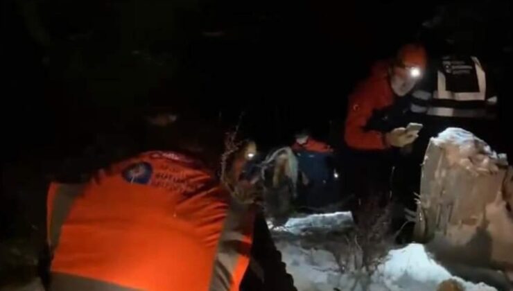 Antalya’da yaşlı çifti AFAD kurtardı