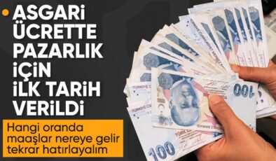 Asgari ücret görüşmeleri aralık ayında başlayacak