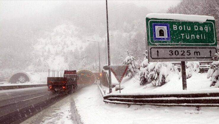 Bolu Dağı Tüneli kısa süreli ulaşıma kapatılacak