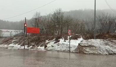 Bolu Dağı’nda kar yağışı etkili oluyor