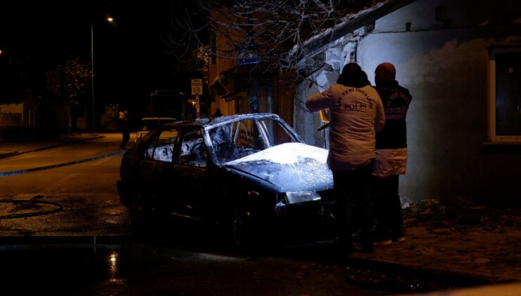 Edirne’de korkunç olay: Aalev alan otomobildeki 4 kişi yanarak öldü