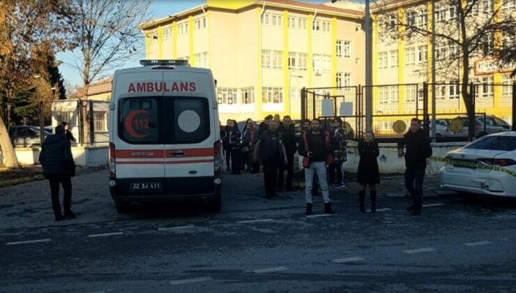 Edirne’de lise öğrencisine okul çıkışı bıçaklı saldırı