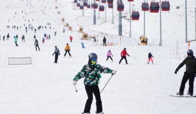 Erciyes Kayak Merkezi’nde oteller doldu