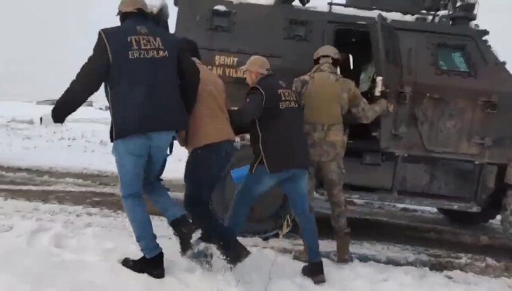 Erzurum’da terör propagandası yapanlara yönelik operasyon