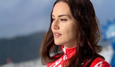 Fahriye Evcen kar tatilinde kaza geçirdi