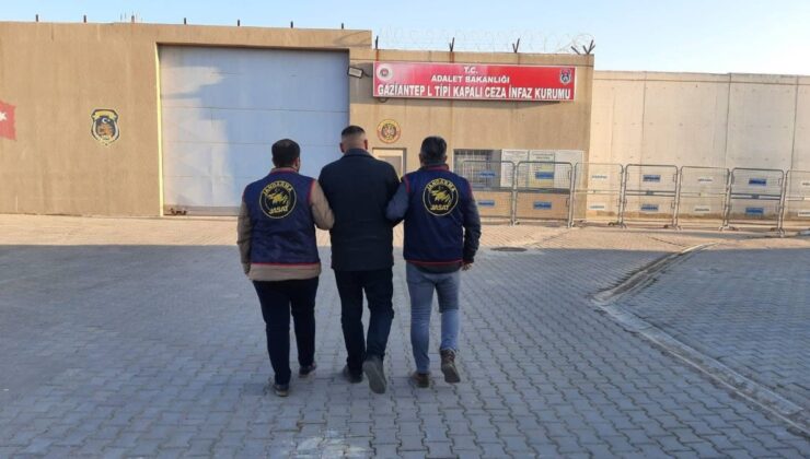 Gaziantep’te hakkında kesinleşmiş hapis cezası bulunan şahıs operasyonla yakalandı