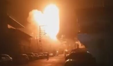 Hatay’da patlayan trafo korkuttu