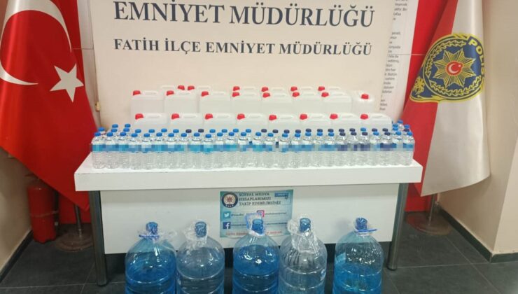 İstanbul’da sahte içki satışına yönelik operasyon