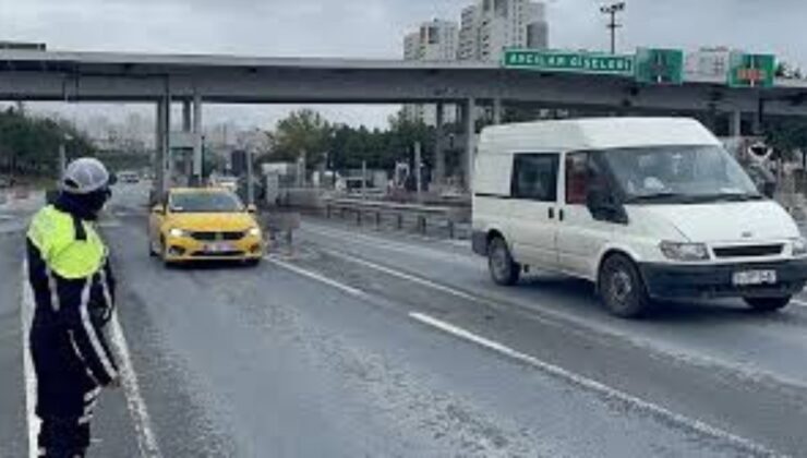 İstanbul’da ticari araçlara yönelik kış lastiği denetimi