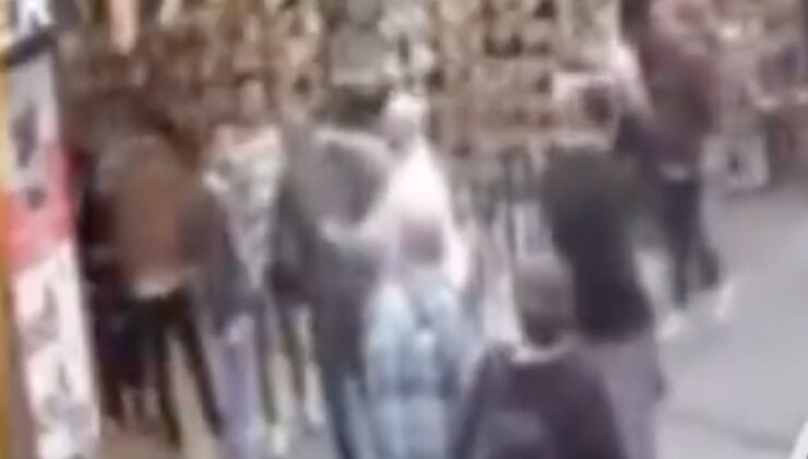 İzmir’de kadına tekme attı meydan dayağı yedi