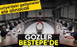 Kabine toplanıyor: Ana gündem maddesi Suriye olacak