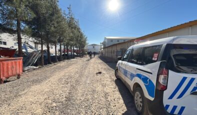 Kahramanmaraş’ta işçilerin kaldığı konteynerden alevler yükseldi